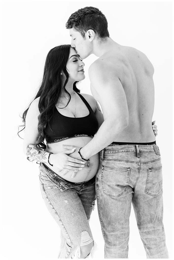 Calvin Klein Maternity Photoshoot, Unedited