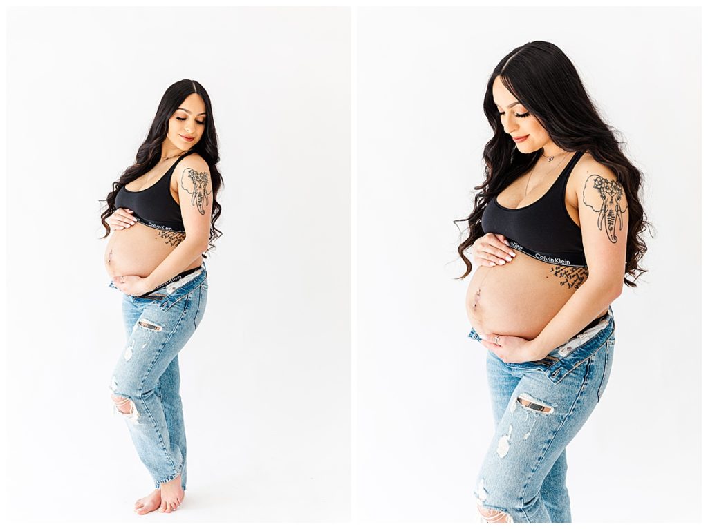 Calvin Klein inspired Maternity shoot